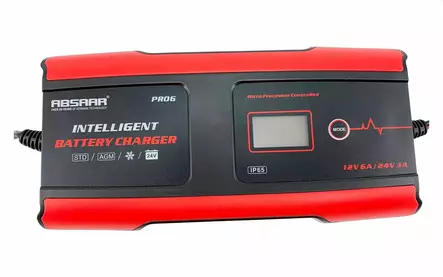 Absaar -akkulaturi, 12 - 24 V / 6 A - Laturit ja virta-asemat - 337780 - 2