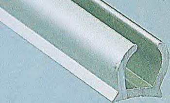 Suora lista 1,0 m color: silver Alu. - Listat ja listanauhat ja ym - 9961040 - 1