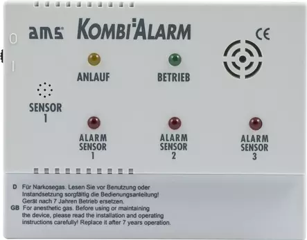 Gasalarmgerät AMS Kaasuhälytin Kombi - Kaasuhälyttimet - 9984040 - 1