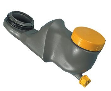 Vedentäyttöputki harmaa+korkki+tiiviste - WC-varaosat ja tarvikkeet - 9956180 - 1