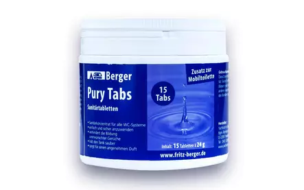 WC-hajotusaine Pury Tabs 15 kpl - WC-nesteet. pussit ja muut aineet - 167950 - 1