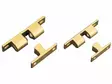 Kaksois kuulatarttuja messinkiä osia - Lukot - 994910 - 1