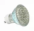 LED-Kohdelamppu 230 V, 54LED, GU10 - Led polttimot sisälle ja ulos - 000210 - 1