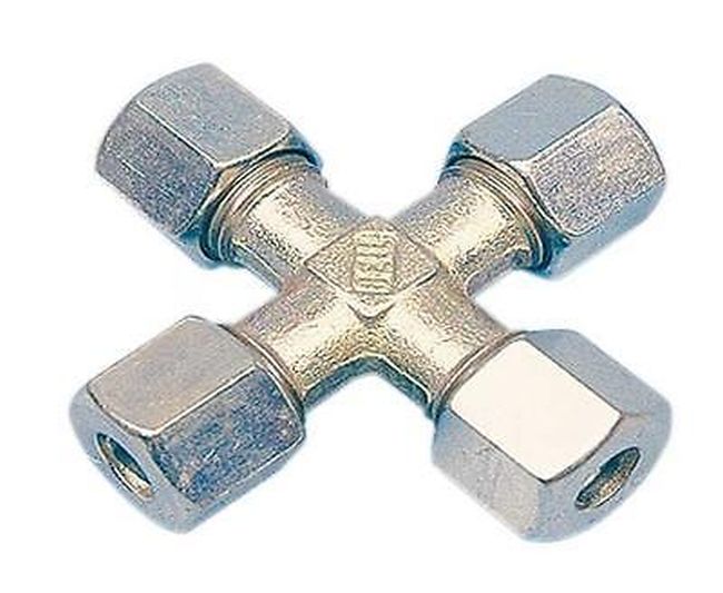 4-tie helmi kaasuliiti 8x8x8x8 mm sinkitty - Kaasu-asennus.. - 9955180 - 2