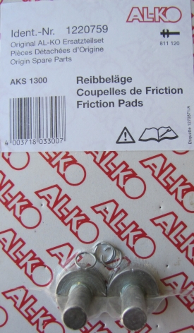 AKS 1300 Alko kitkavetopään sivu kitkapalat vas+oik. - Kiinnikkeet, luukut, tiivisteet - 9981470 - 1