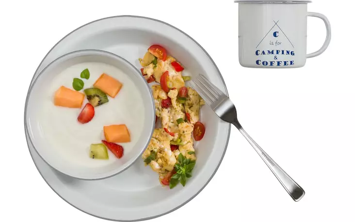 Berger-vaellusastiasto emalipinnoitte - Ruoka- ja kahviastiat - 493100 - 1