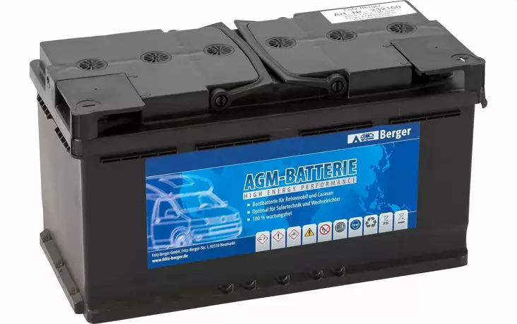 Berger AGM-Batterie LA105-118Ah 12 V - - 232170 - 1