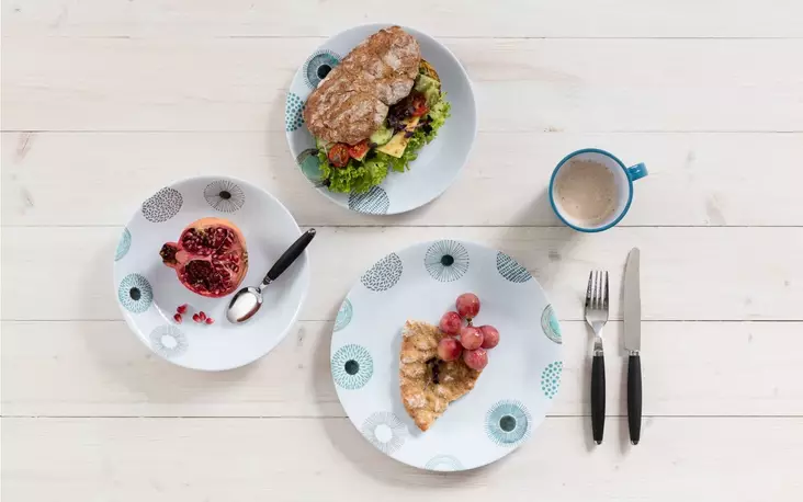 Berger Deep Sea melamiiniastiasto16 kpl - Ruoka- ja kahviastiat - 489240 - 1