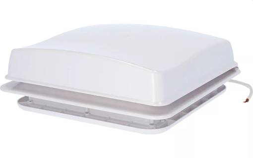 Berger Turbo Vent 28 weiß 12V valkea - Kattoikkunat / kattoluukut ( pienet) - 364310 - 1