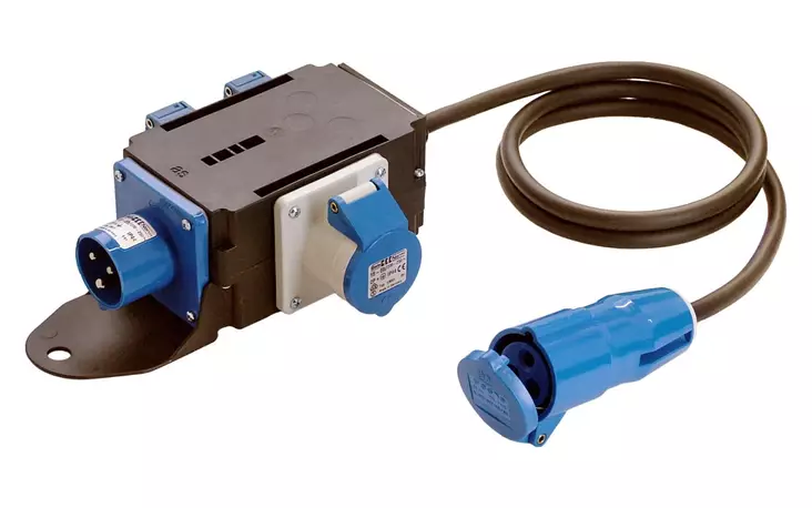 CEE-virranjakaja MIXO 3500 W 230 V 16A - Johdot. liittimet, rasiat - 284900 - 1