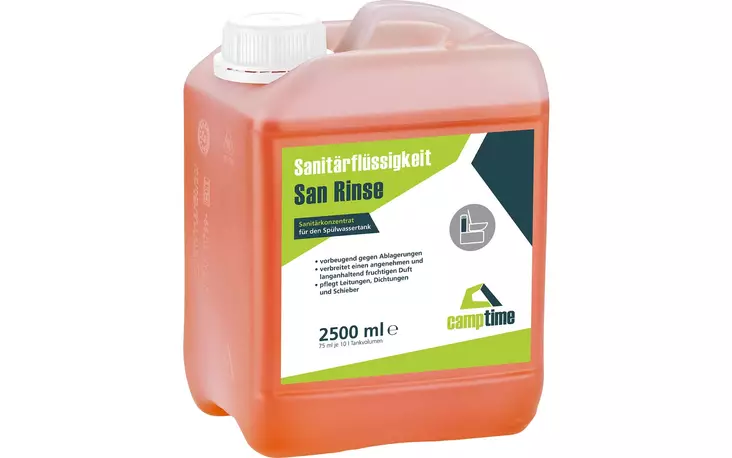 Camptime San Rince 2,5 l saniteettitii- - WC-nesteet. pussit ja muut aineet - 296010 - 1