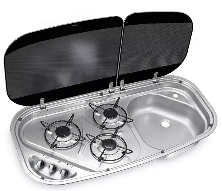 DOMETIC HSG3436 TISKIP.& 3-LIEKK LIESI - Kaasuliedet tiskialtaalla - K05-50 - 1