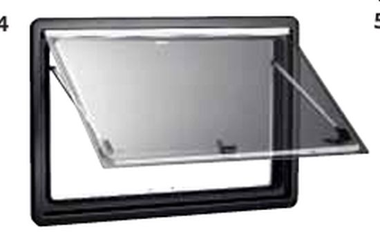 Dometic S 4 1600 x 0550 harmaa - Dometic karmi-ikkunat - 446170 - 1