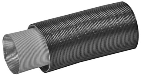 Eristetty ilmaputki DRI 190 cm - Ilmakeskuslämmityskierto osat - 40681-00 - 1