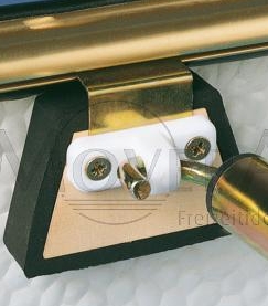 Etutelttakiinnike kumitassulla ilman ruuveja - Runkoputket - 9916010 - 2