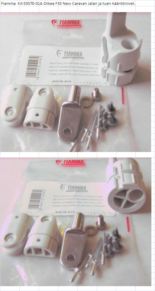 Fiamma caravanstore F35 New Caravan oikea nivel jalkaan ja tukeen - Telttojen varaosat ja varusteet - 8004815042080 - 1