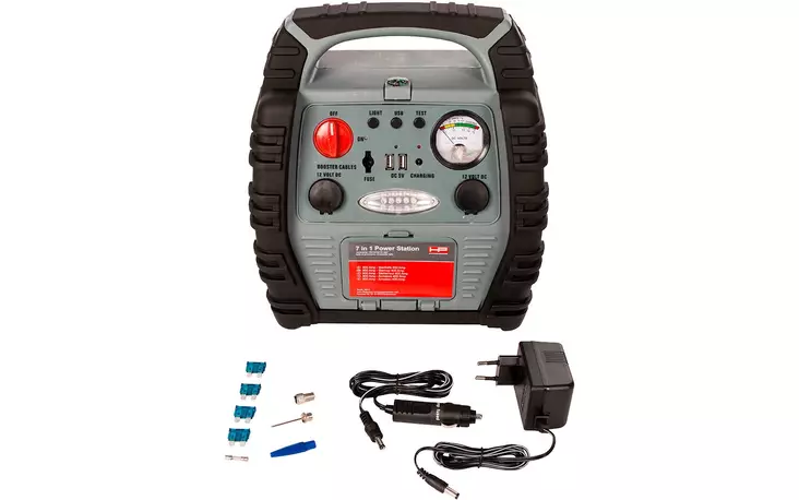 HP 7 in 1 -voima pikastartti 12 V 900A - Laturit ja virta-asemat - 309290 - 1