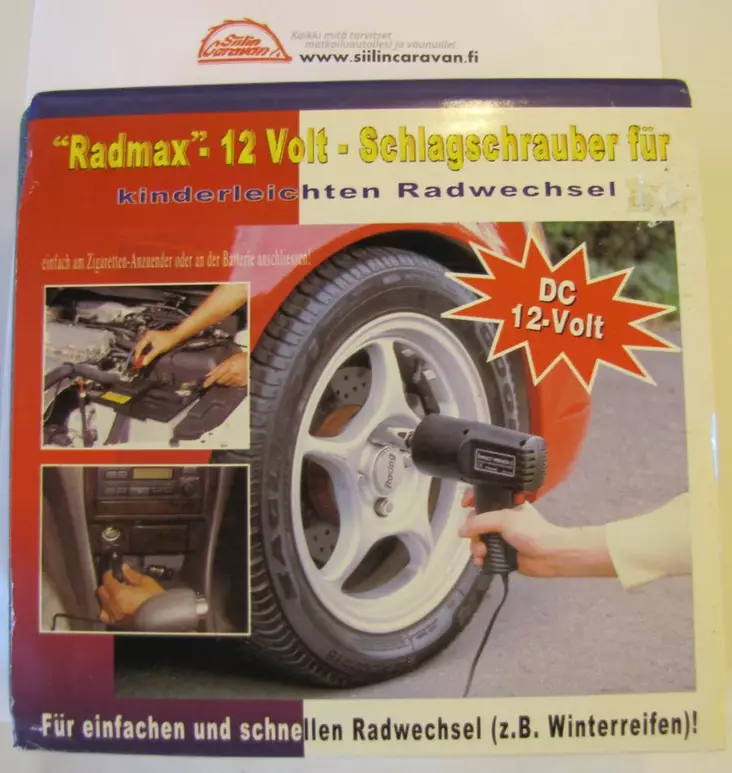 Iskurengas-avain 12 V 4 m liitosjohto - Vanteet, aluvanteet avaimet ja työkalut - 9986120 - 1