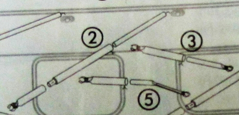 Kattotukiputki teleskooppinen jousitettu 150-200 cm - Runkoputket - 9912640 - 1