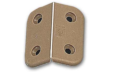 Muovinen sarana ruskea 40*40mm.10kpl.paketissa - Kiinnikkeet, luukut, tiivisteet - 9968580 - 1