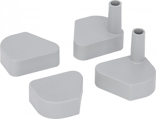 Päätyykappaleet PVC sadevesikouruun - Sadevesikourut  ja osat - 9914940 - 1