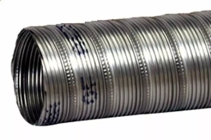 Pakoputki S3002 AE-3 55 mm ruostumaton - Lämmittimien pakosarjan osat - 30140-00 - 2