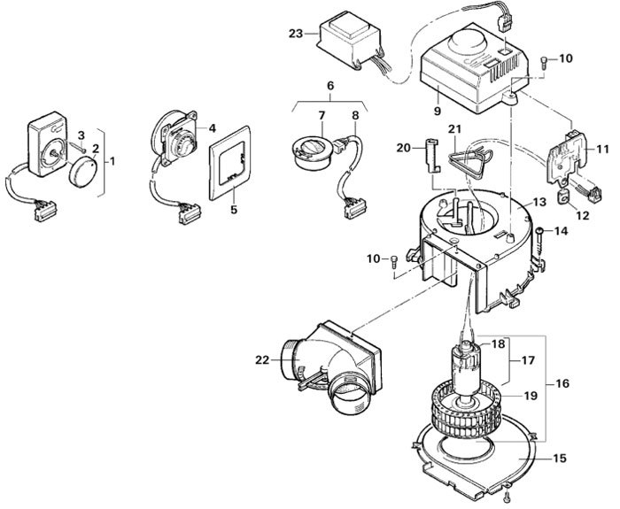 Puhaltimen muovikansi TEB 2 - - 40000-43000 - 1