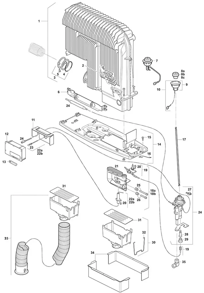 Säätönupin tanko S3004 - Truma  S5004-S3004 ja S 2200  lämmitin - 30090-20700 - 1