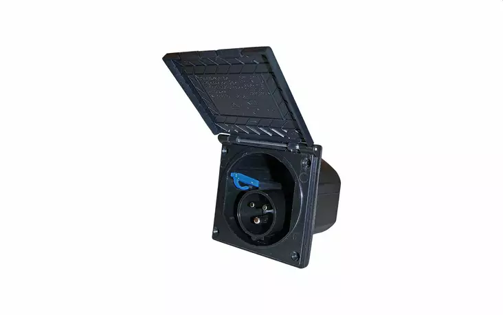 Sähkön 230 V sisäänottorasia ND ruskea - 12 V pistotulpat japistorasit - 276870 - 1