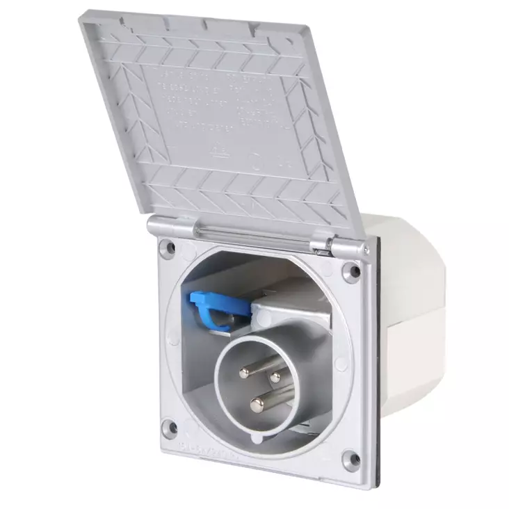 Sähkön sisäänottorasia 230 V CEE 17 - 12 V pistotulpat japistorasit - 9975100 - 2