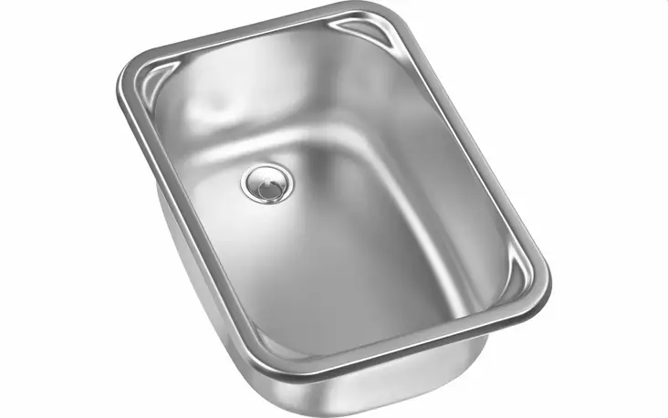 Spülbecken eckig VA930 38,5x28x14,5cm - Pesu-altaat - 225110 - 1