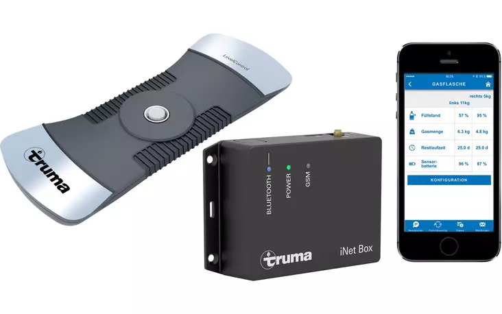 Truma kaasutason ilmaisin LevelControl + - Kaasun pinnan ja määrän mittaus pullossa - 271650 - 1