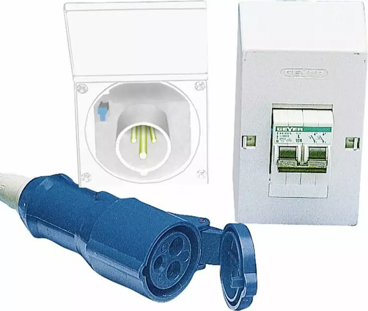 Umrüstpaket CEE 17 Automaattisulak- - Mittarit ja asennustarvikkeet - 9975000 - 1