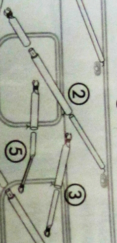 Välitanko 2-osainen 115-200 cm kourakiinnitys - Runkoputket   - 9912430 - 1