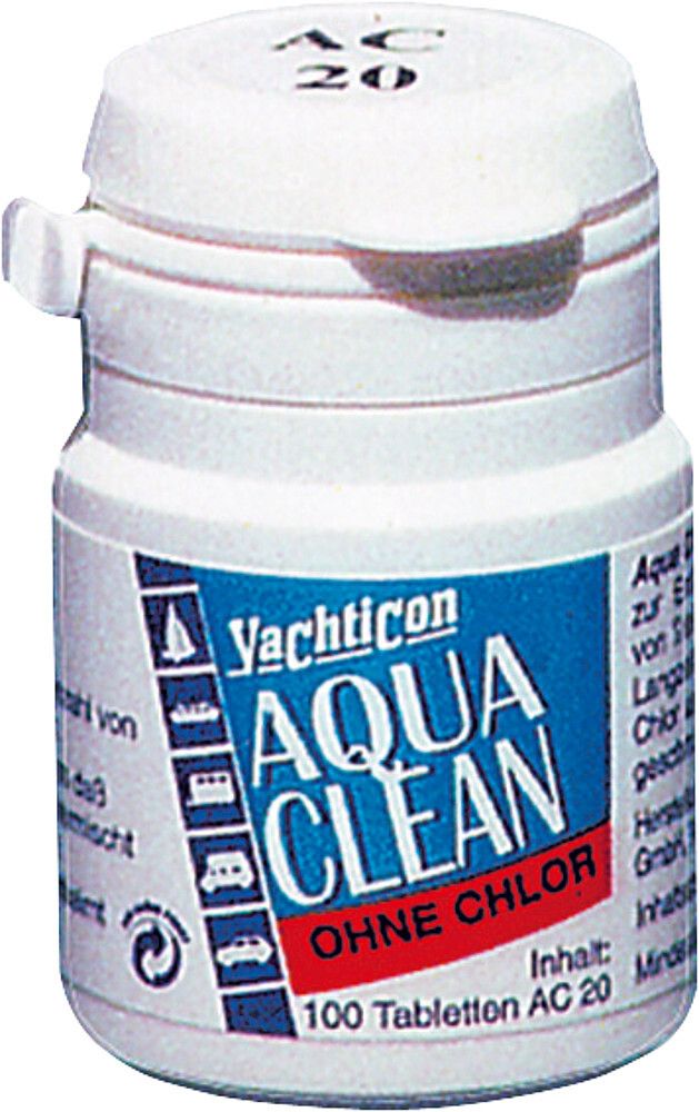 Veden puhdistus Agua Clean AC 20.100 tablettia. 1 kpl/20 L vesiastiaa - Vesikemikaalit  - 9944010 - 2