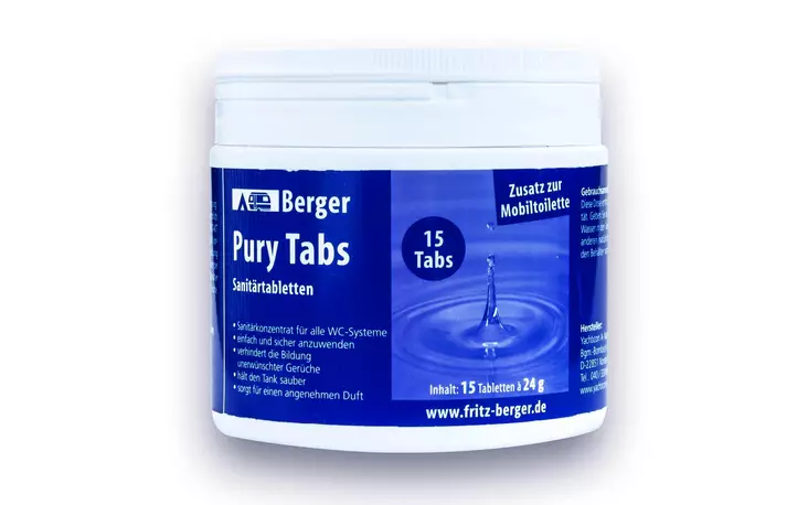 WC-hajotusaine Pury Tabs 15 kpl - WC-nesteet. pussit ja muut aineet - 167950 - 1