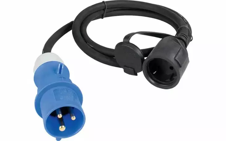 CEE Adapterl. CEE-Stecker/Schukokupplung - 230V Kaapelit, adapterit, kelat - 284670 - 1
