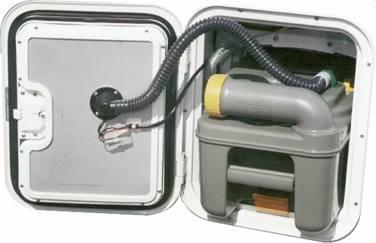 Ilmastointi Thetford C200 -valkea - WC-ilmastointi+ jäte- ja vesiputket - 9976520 - 1