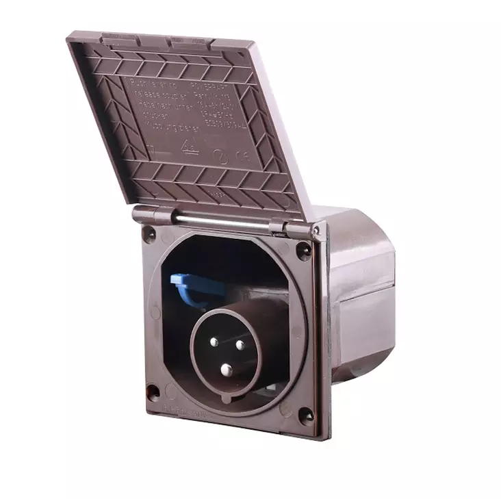 Sähkön 230 V sisäänottopistorasia CEE 17 - 12 V pistotulpat japistorasit - 9975010 - 1