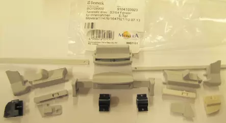 Dometic Seinz Harmaa S3-S4 osasarja ikkunan sisäkarmiin - Ikkunat, verhot ja osat - 9957151 - 1