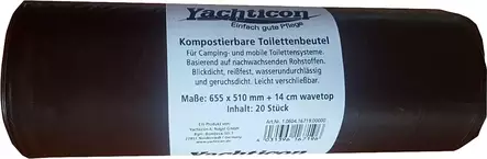 Klappi toiletin kompostoitava jätepussi - WC-nesteet. pussit ja muut aineet - 9984631 - 1