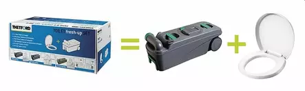 Thetford fresh-up set for C 500 WC:lle - WC-varaosat ja tarvikkeet - 9932021 - 1