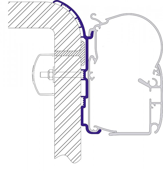 Adapterkit 4-osaa - Telttojen varaosat ja varusteet - 9984331 - 1