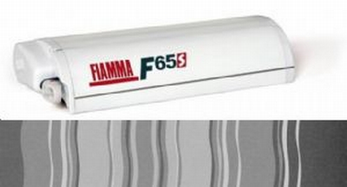 Fiamma F65 S Polar White 4 m. Deluxe Grey markiisi - Retki - 9910331 - 1