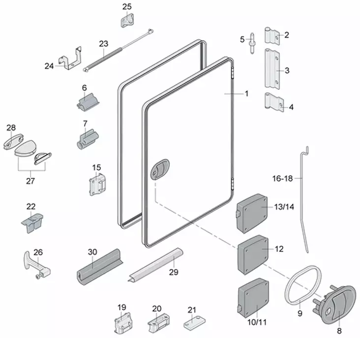 LMC:n Luukkujen saranasarja 3-osaa.+ - Ovet. luulut. ikkuna  ja osat - 27613971 - 1