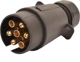 M+ 7-napainen 12V pistoke muovia - 12 V pistotulpat japistorasit - 57805171 - 1