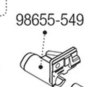 Tukijalanpidike vasen Fiamma Zip F 45 S - Fiamman vara-osat  - 9902911 - 1