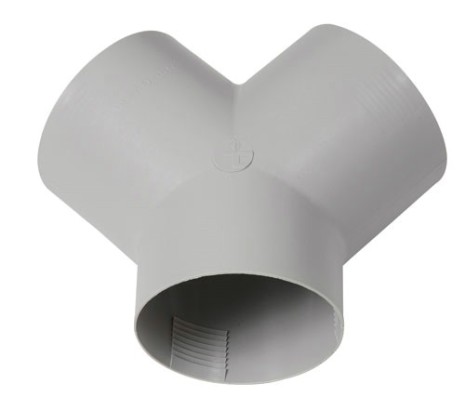Y-kappale 65 (72) x 65 (72) x 65 (72) mm - Ilmakeskuslämmityskierto osat - 40191-01 - 1