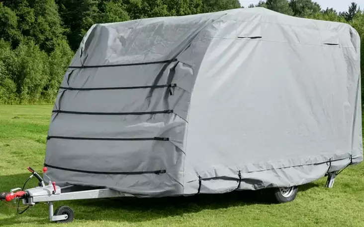 Premium -suojus asuntovaunuille 450-510 - Vaunu-auto ja varuste peitot - 745391 - 1