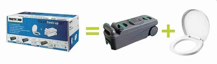Thetford fresh-up set for C 500 WC:lle - WC-varaosat ja tarvikkeet - 9932021 - 1